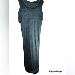 Long maxi dress Heather Green small rn#56170